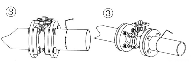 進(jìn)口電動(dòng)球閥安裝步驟1